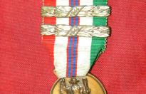Bellissima medaglia italiana per la campagna di guerra 1943-1945 n.1